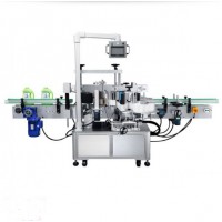 TANG semi automatic double side round bottle label fixing labeling machine with multifunction