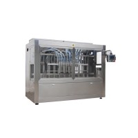 Npack Automatic Servo Motor Driven Linear Type 100ml-1l Shampoo/Shower Gel/ Liquid Soap Filling Machine